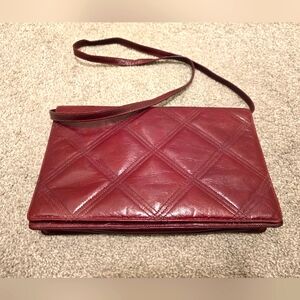 Burgundy Going Out Shoulder Bag